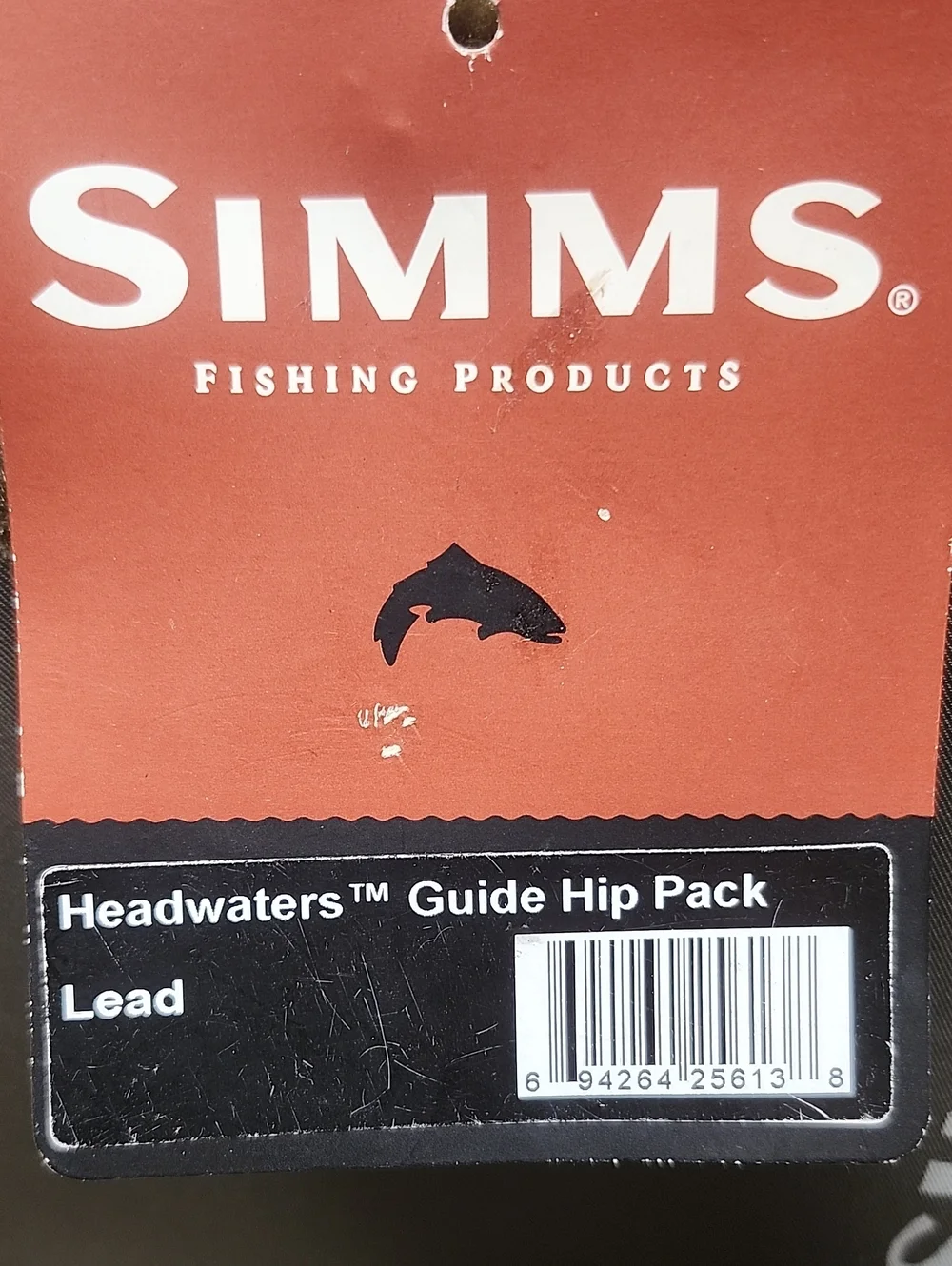 Simms Gray and Olive Men’s Fishing/travel Hip Pack